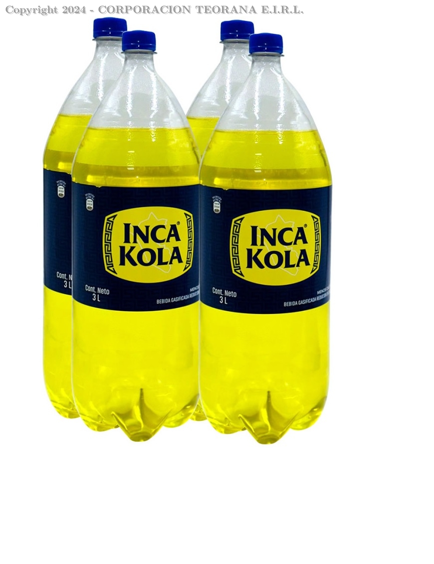 TRN120 - INCA KOLA 3 LT X 4 UNID